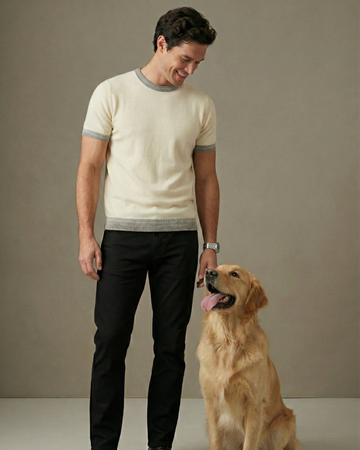 Ashline Classic Tee - European Cotton Shirt for Men