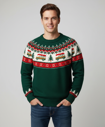 Holiday Drive – Unisex Christmas Sweater